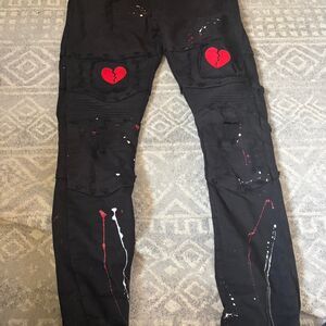 Focus-2000 Men's Black Jeans